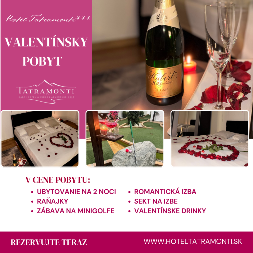 Valentínsky pobyt v Hoteli Tatramonti***